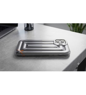 iPhone 11 Rudra Dalgalı Silikon Kılıf (Gri)