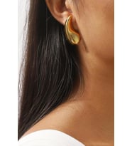 Kadın Özel Tasarım Damla Model 4 cm Küpe