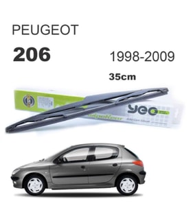 OTOZET Peugeot 206 Arka Silecek Süpürgesi 1998 - 2009 35 cm