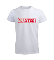 Wanted Tişörtü (Düz Beyaz)