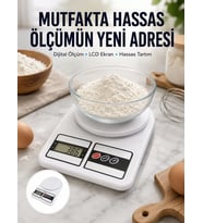 Northcity 10 Kg LCD Ekranlı Dijital Mutfak Tartısı - Yeni Nesil Tasarım