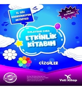Kolaydan Zora Etkinlik Kitabım - Çizgiler