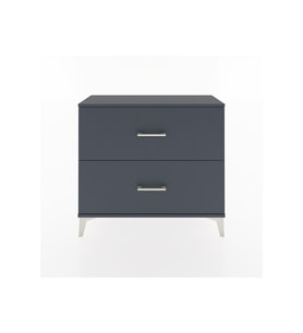 Arges Şifonyer 2 Çekmeceli 88x30x80 Antrasit-Antrasit