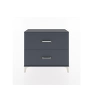 Arges Şifonyer 2 Çekmeceli 88x30x80 Antrasit-Antrasit