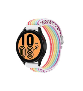 Mey İthalat® Watch 20Mm Kr410 Kumaş Kordon - Gökkuşağı