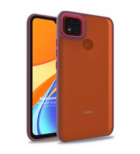 Microsonic Xiaomi Redmi 9C Kılıf Bright Planet Kırmızı