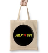 ARMY BTS Bez Çanta Uzun Saplı