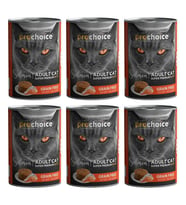 Pro Choice Somon Etli Sekersiz Tahilsiz Ezme Yetiskin Kedi Konservesi 400gr*6 AD