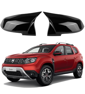 Dacia Duster 2018- Araca Özel Batman Yarasa Ayna Kapağı Pianoblack