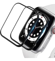 Uyumlu Model Apple Watch 7 8 45mm Full Ekran Nano Saat Koruyucu (Siyah)