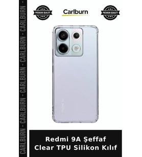 Redmi 9A Şeffaf Clear TPU Silikon Kılıf Cep Kılıfı Cihaz Koruma Mobil Ürün