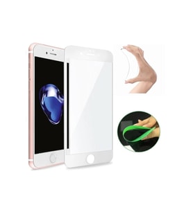 Iphone 6s Ekran Koruyucu Seramik Nano Cam Esnek Tam Full Kaplayan Kırılmaz Beyaz