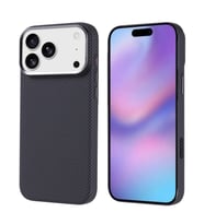 iPhone 17 Pro Max Karbon Fiber Desenli ve Magsafe Şarj Özellikli Ultra Slim Phantom Premium Sert PC Kapak