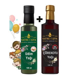 Çocuklar İçin Udim Yağı ve Soğuk Sıkım Çörek Otu Yağı Seti (Okratoksin A ve Aflatoksin Analizli)
