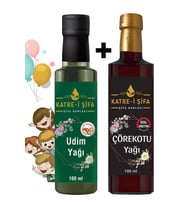 Çocuklar İçin Udim Yağı ve Soğuk Sıkım Çörek Otu Yağı Seti (Okratoksin A ve Aflatoksin Analizli)