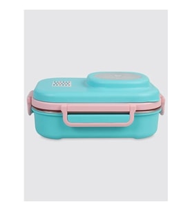 UZSPACE VGN-8021-8038 PASLANMAZ ÇELİK YEMEK KABI - LUNCH BOX 600 ML CYAN GREEN