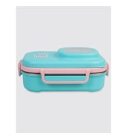 UZSPACE VGN-8021-8038 PASLANMAZ ÇELİK YEMEK KABI - LUNCH BOX 600 ML CYAN GREEN