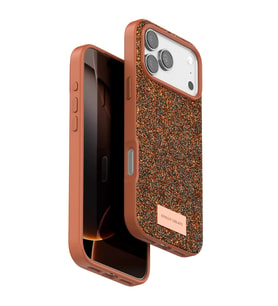 iPhone 17 Pro Bright Simli Kapak - Turuncu