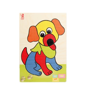 Köpek Ahşap Puzzle