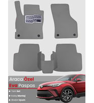 TOYOTA C-HR HYBRİD (2016-2019) Uyumlu EVA Paspas Tam Set–Oto Paspas,Araca Özel,Kolay Montaj