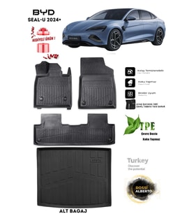 Byd Seal-U Alt 2025 Araca Özel 3D Paspas Ve 3D Bagaj Havuzu