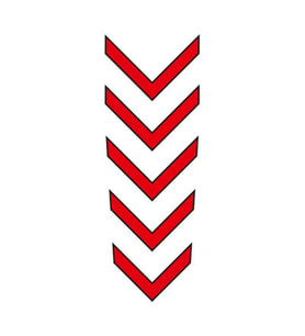 Cg Kırmızı Çamurluk Üst Sticker