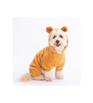 Pawstar Köpek Brown Kahverengi Koala Rompers Tulum Large Sırt33cm Göğüs46cm Boyun30cm
