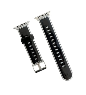 Mey İthalat® Watch 38Mm Jelly Silikon Kordon - Siyah