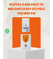Kablosuz Kapı Zili Ev ve Ofis İçin Konforlu Çözüm