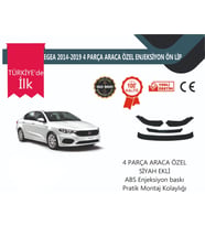 Fİat Egea 2016 Sonrası  4 Parça Ön Lip