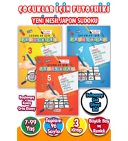 Çocuklar İçin Zeka & Dikkat Güçlendiren FUTOSHİKİ 3'lü Set - Yeni Nesil JAPON SUDOKU 7-99 Yaş
