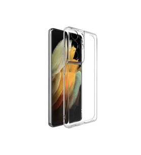 Samsung Galaxy S21 Ultra Premium Silikon Kılıf Şeffaf