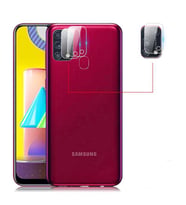 Samsung Galaxy M31 Kamera Lens Koruyucu Esnek Kırılmaz İnce Nano Cam Filmi (Renksiz)