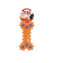 Geometric TPR Çivili Kemik Şeklinde Eğlenceli ve Dayanıklı Köpek Oyuncağı 17.5 cm