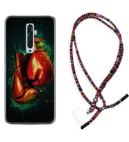 Oppo Reno 2Z 4 Lite 4 Pro 5 6 7 A31 Kılıf Boyun Asklı Rasta Silikon Boks Eldiveni 1763