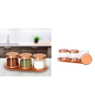 Bronz Baharat Seti Lüx 3lü Set
