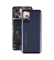 Xiaomi Mi 10T - Mi 10t Pro Arka Kapak - Arka Pil Batarya Kapağı - M2007J3SY M2007J3SG Uyumlu (Siyah)