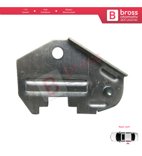 Opel Vectra B Mercedes W210 S210 Saab 9-3 900 İçin Arka Sol Cam Kriko Klips Metal Bağlantı Sacı