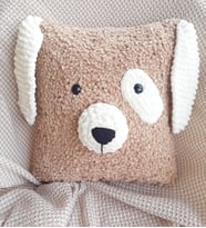 Mi-Knitting, Çocuk Odası Kırlenti, Dekoratif Kırlent, Punch Nakışı Kırlent, Elişi Kırlent