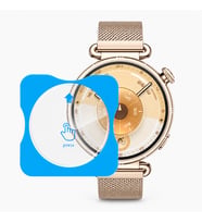 Huawei Watch GT6 41mm Uyumlu Kolay Takılabilir Takma Aparatlı Temperli Cam Ekran Koruyucu