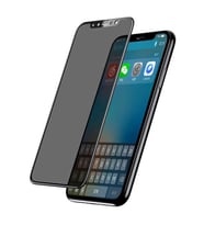Uyumlu Model Apple iPhone 12 Pro Max Davin 5D Privacy Cam Ekran Koruyucu (Siyah)