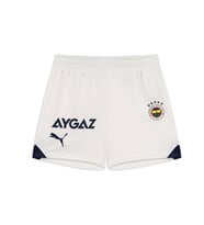 Puma Fenerbahçe Shorts Replica Jr Genç / Çocuk Fenerbahçe 2023/2024 Futbol Şortu 77202202 Beyaz
