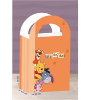 Winnie The Pooh Friends Teması Çanta 18x10 cm *8'li Paket