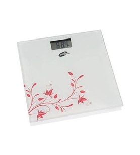 Goldmaster Slimfit Gm-7175W Beyaz  Çiçekli Baskül Tartı