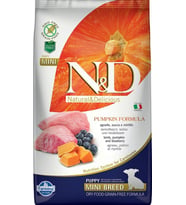 N&D Tahılsız Kuzulu&Balkabaklı Mini Irk Yavru Köpek Maması 2,5 KG
