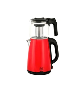 ELEKTRİKLİ CAM DEMLİKLİ ÇAY MAKİNESİ ÇAYCI GİZLİ REZİSTANS 1650W 1.2LT - 1.8LT ST-5575CK (4593)