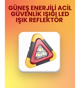 Northcity 3 Aydınlıklı Güneşli Reflektör ve Powerbank - Acil Durum Işıkları