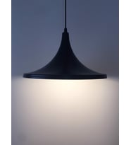 MYLİGHTS   SİYAH İÇİ BEYAZ METAL SARKIT 36 CM  RETRO
