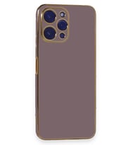 Newface Xiaomi Poco M6 Pro 5G Kılıf Volet Silikon - Mor