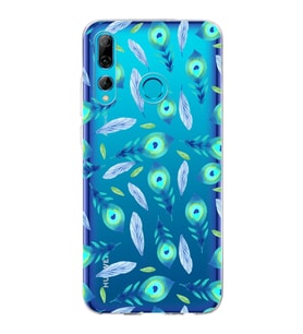 PrintiFy Huawei P Smart Plus 2019 ile Uyumlu 1mm Slim Fit Nazar Boncuğu 3 Baskılı Şeffaf  Kılıf